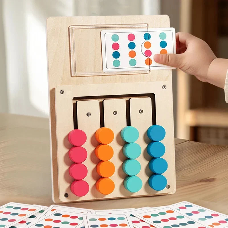 Jouet éducatif bois Montessori développement enfant 3-6 ans