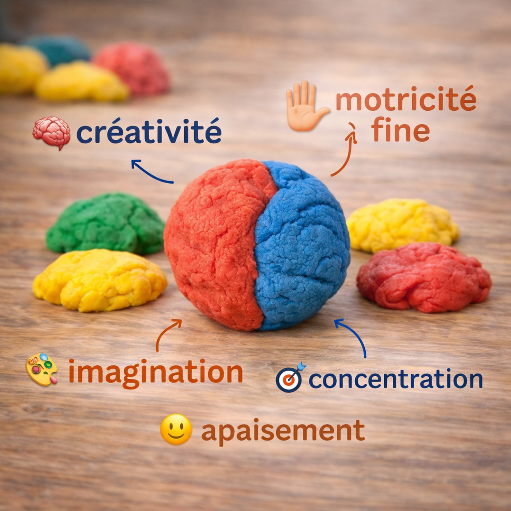 Pâte à modeler Spider-Man activité sensorielle pour enfant favorisant créativité motricité fine concentration et imagination