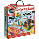 Coffret puzzle Montessori bébé avec plusieurs scènes d’animaux et 42 pièces, conçu pour stimuler l’éveil, la logique et la motricité des enfants dès 1 an.