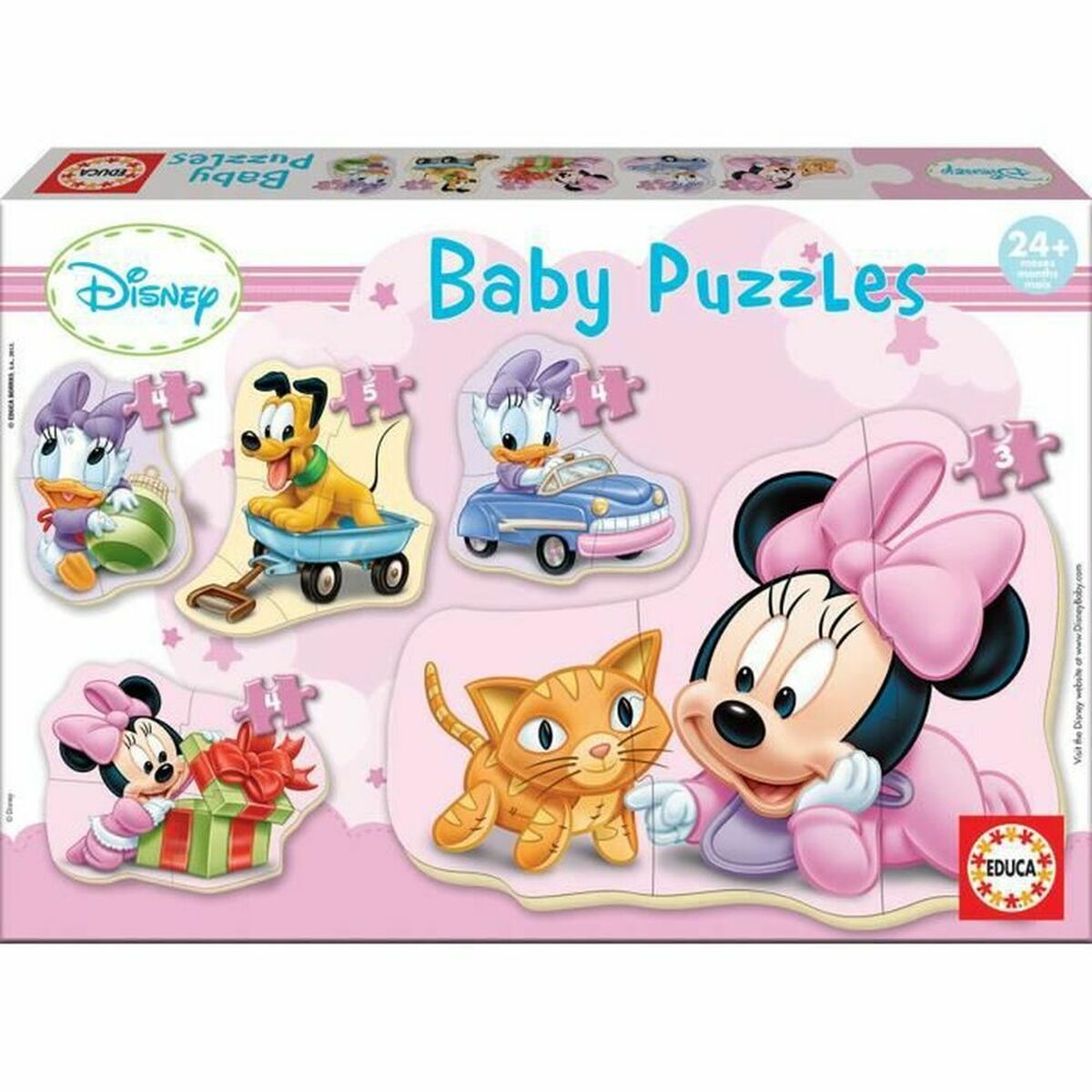 Puzzle bébé Disney Educa pour enfants dès 24 mois avec personnages Disney